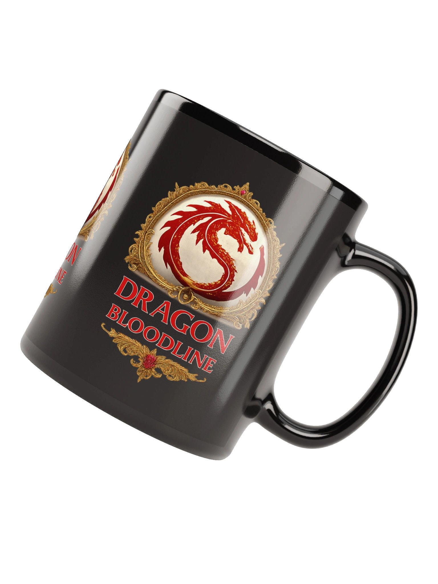 🐉 DRAGON BLOODLINE BLACK CERAMIC MUG product image (4)