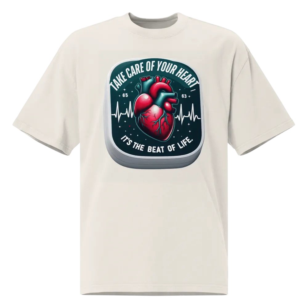 Heartbeat of Life Oversized Tee product image (3)