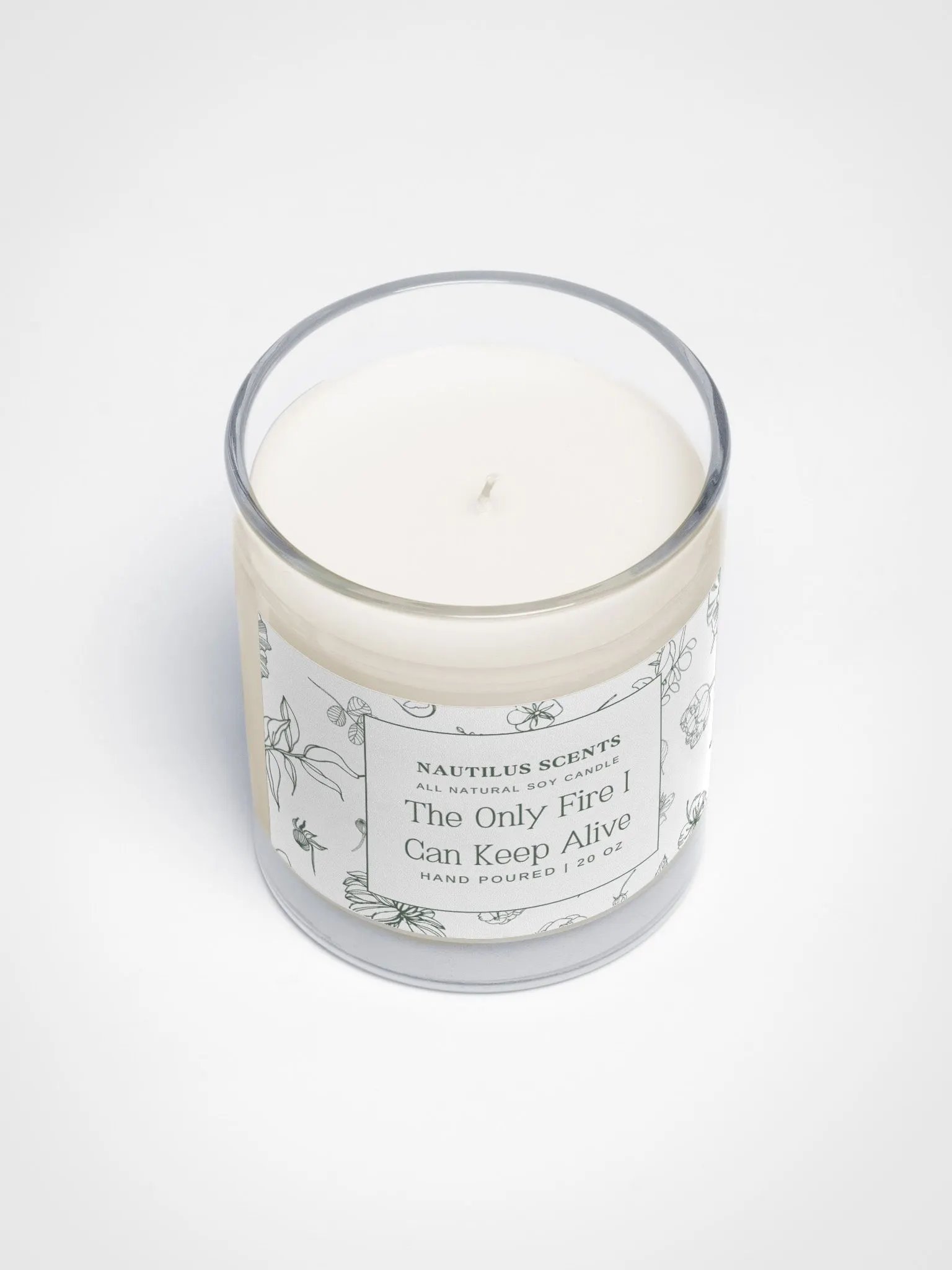 The Only Fire I Can Keep Alive Soy WaxCandle product image (3)