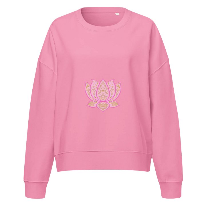 Golden Lotus Organic Sweatshirt product image (1)