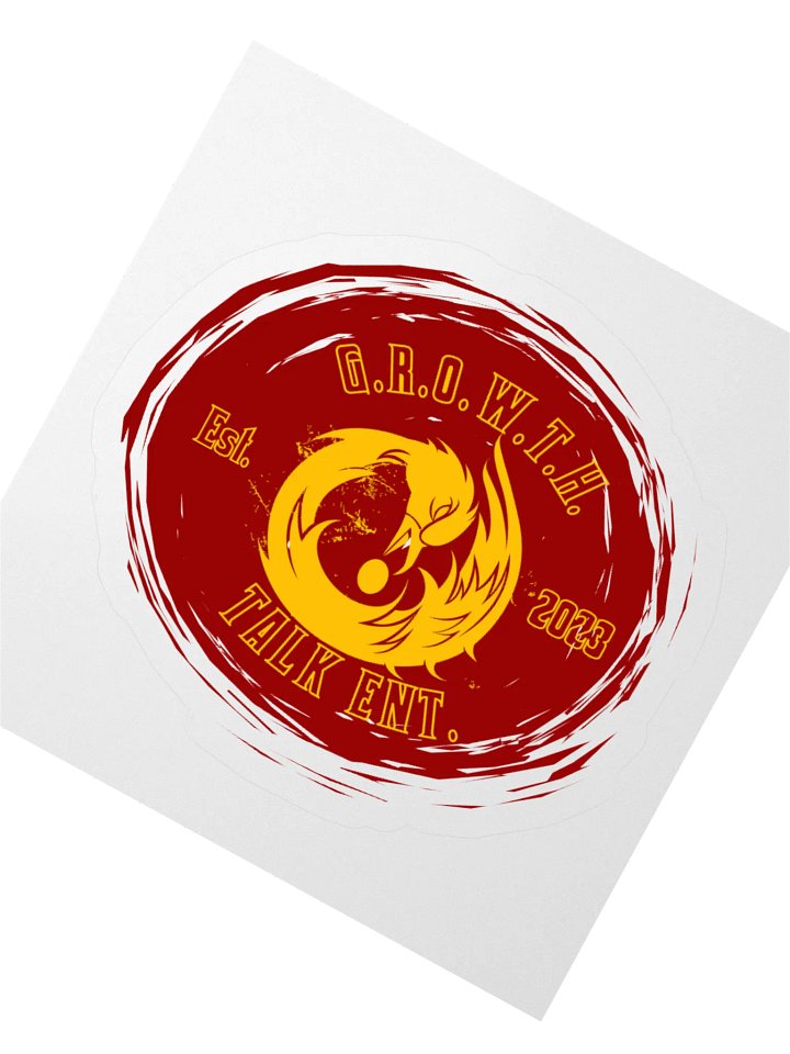 G.R.O.W.T.H. Talk Sankofa sticker (wine) product image (2)