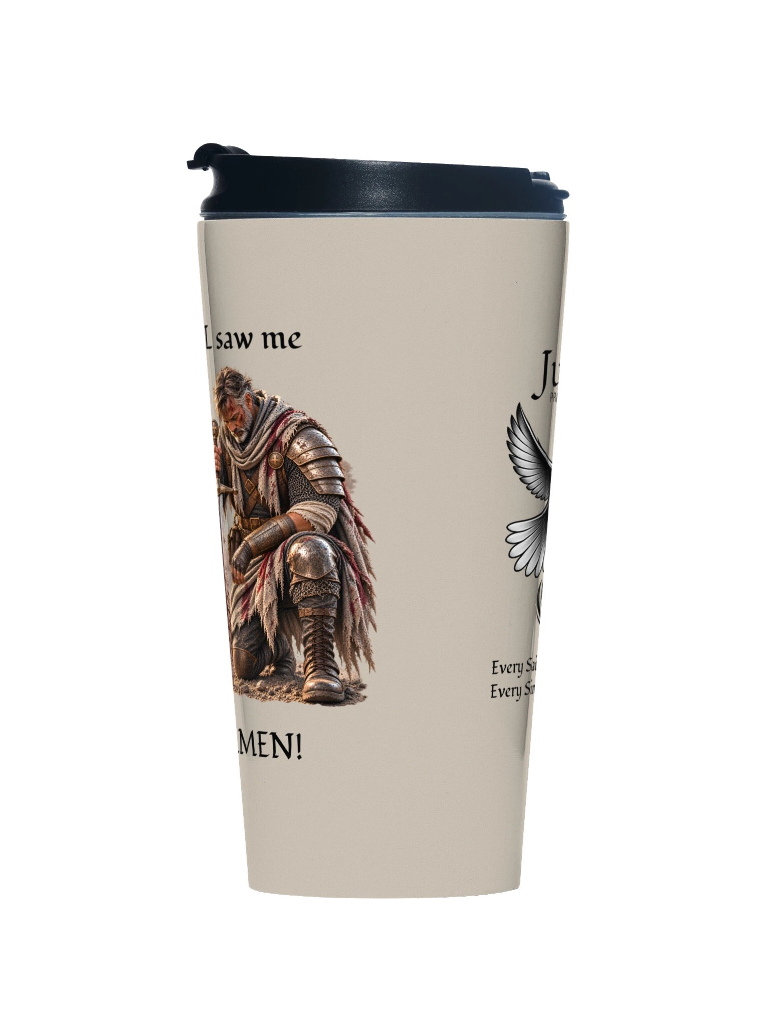 Travel Mug - Male Prayer Warrior II product image (1)
