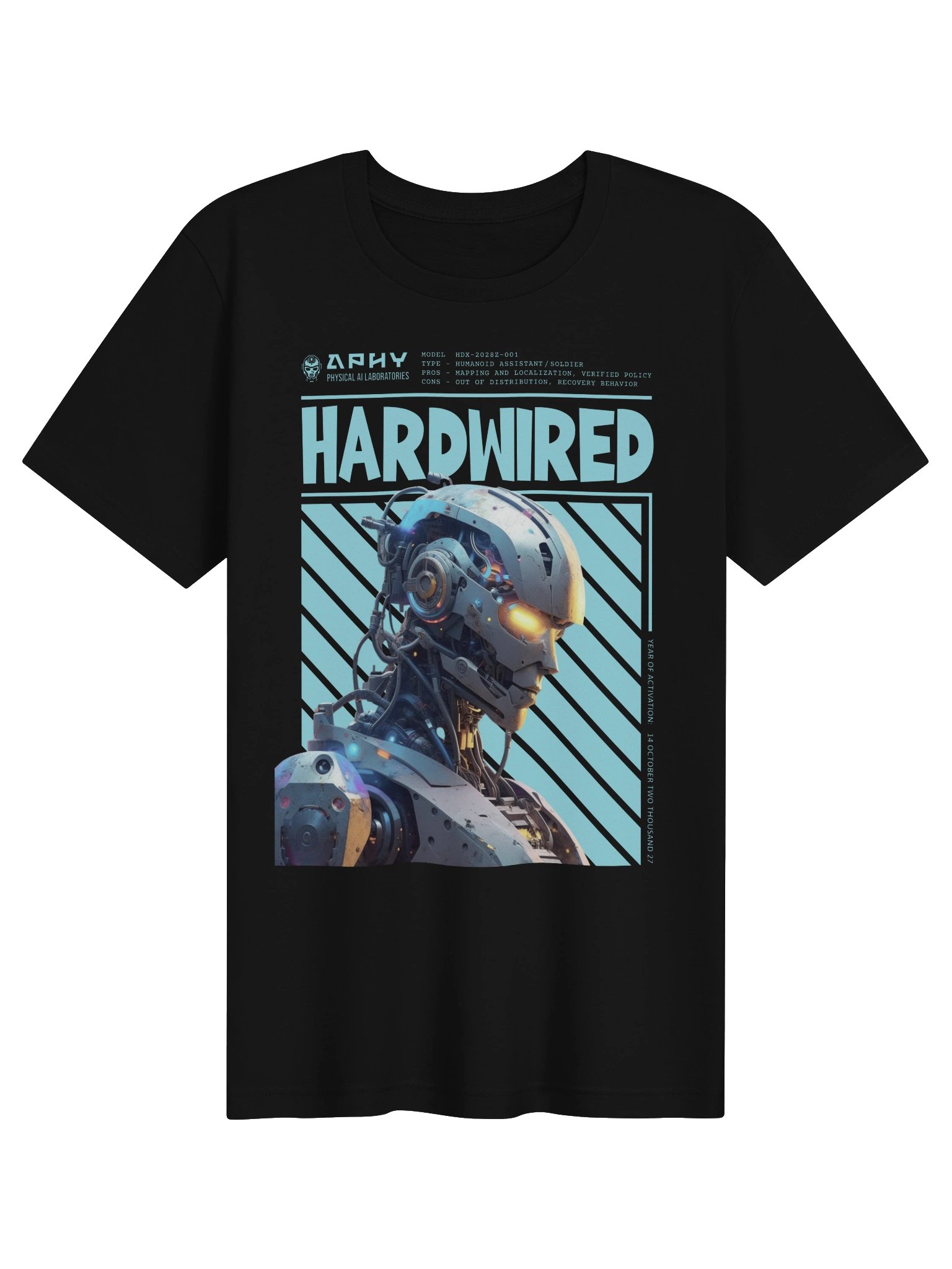 Hardwired | Physical AI Robotics Tee product image (1)