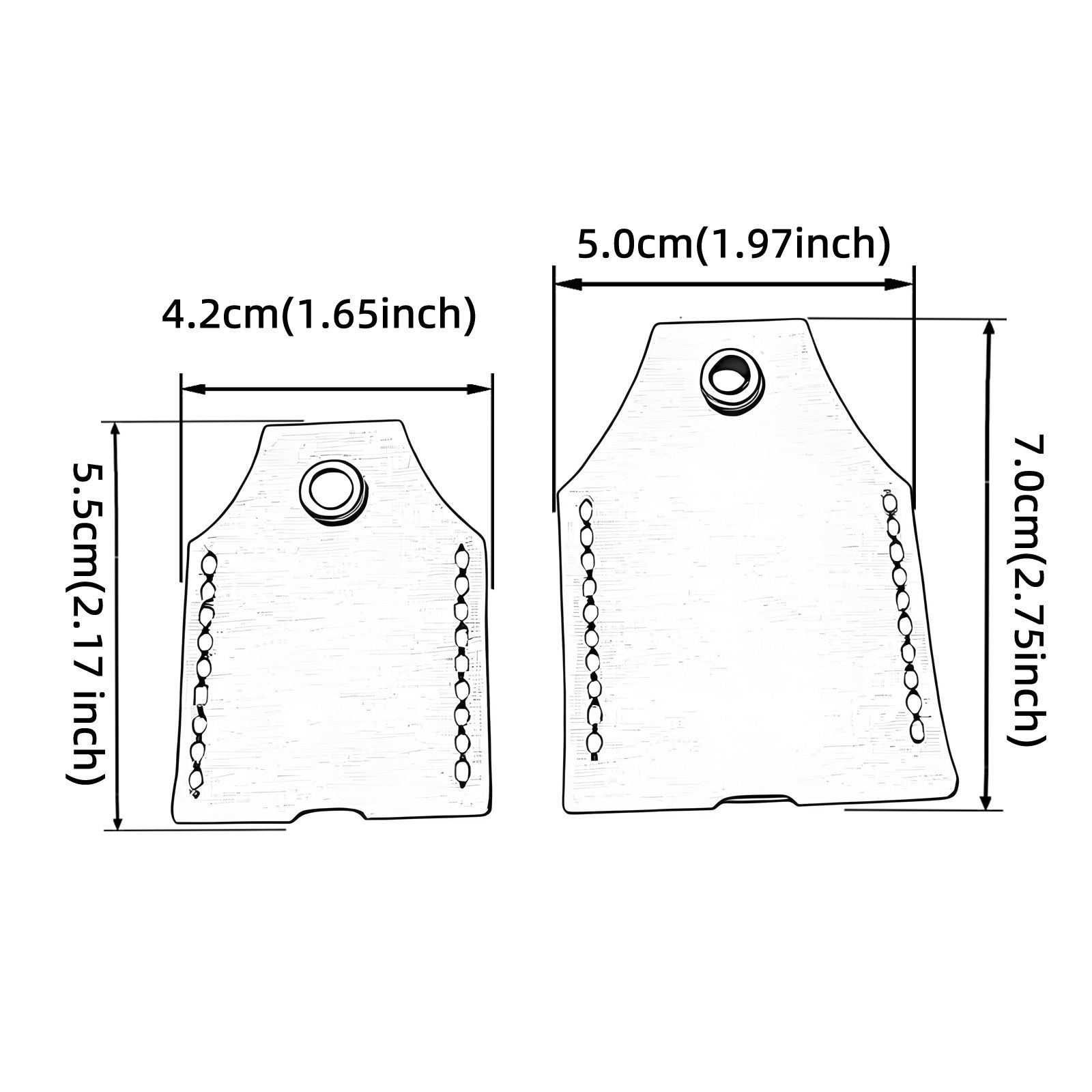 MEEBOY Personalized handmade leather key sleeve; Custom leather keychain; Protective Key cover for Broken Key product image (2)