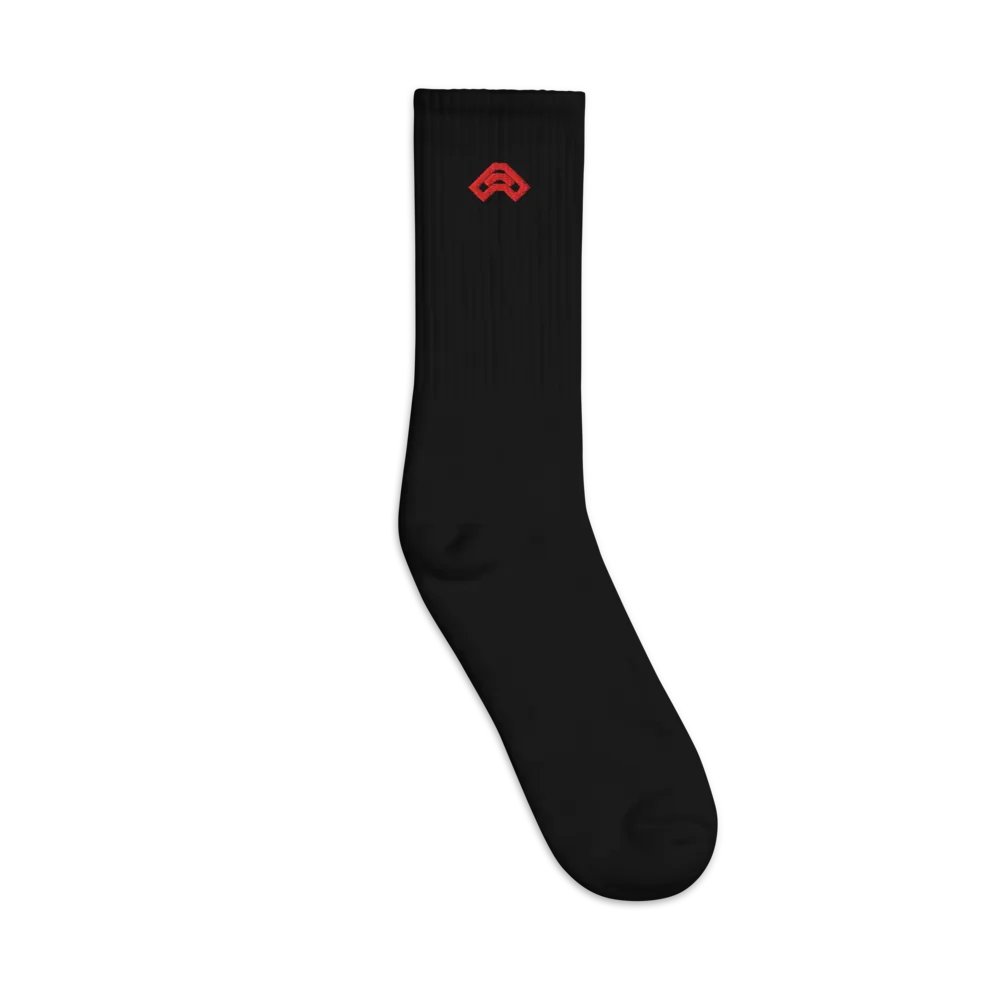 Embroidered Socks (Single Logo) product image (1)