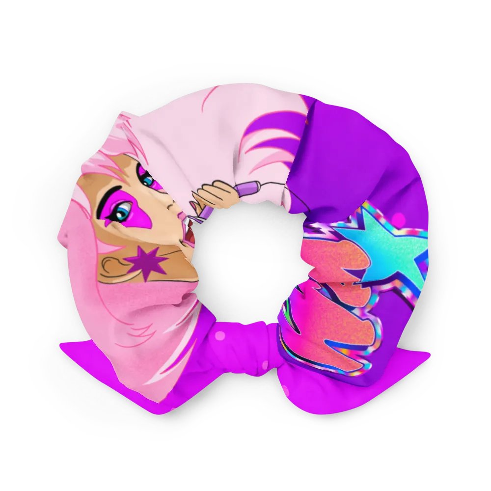 Jem Vaporwave Tribute Scrunchie product image (1)
