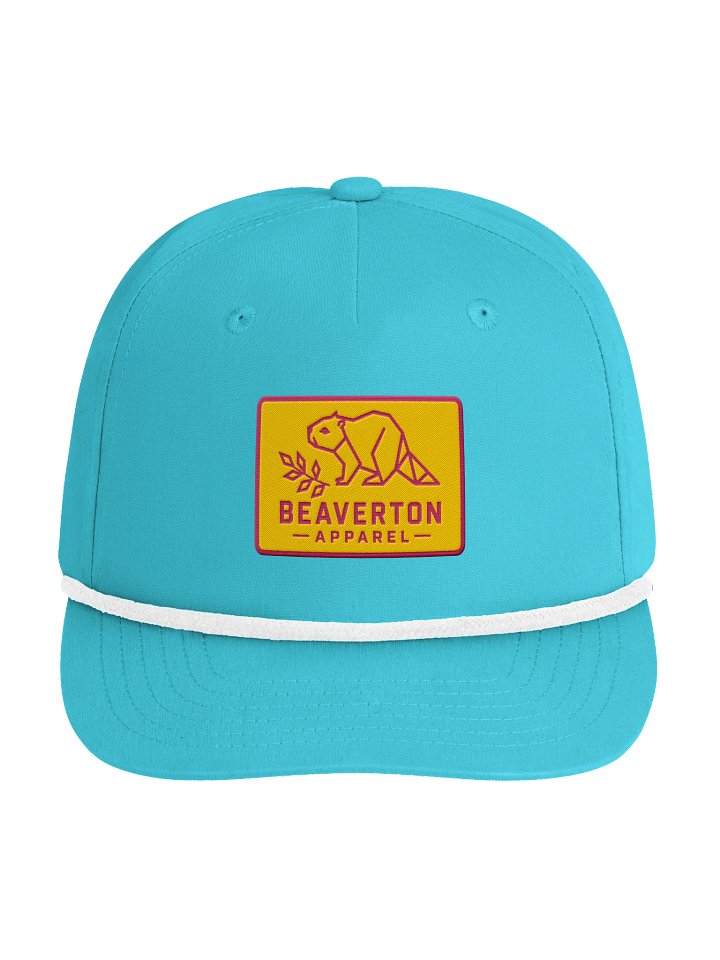 Bold Box Beaver — Beaverton Golf Rope Cap — Gold/Pink product image (1)