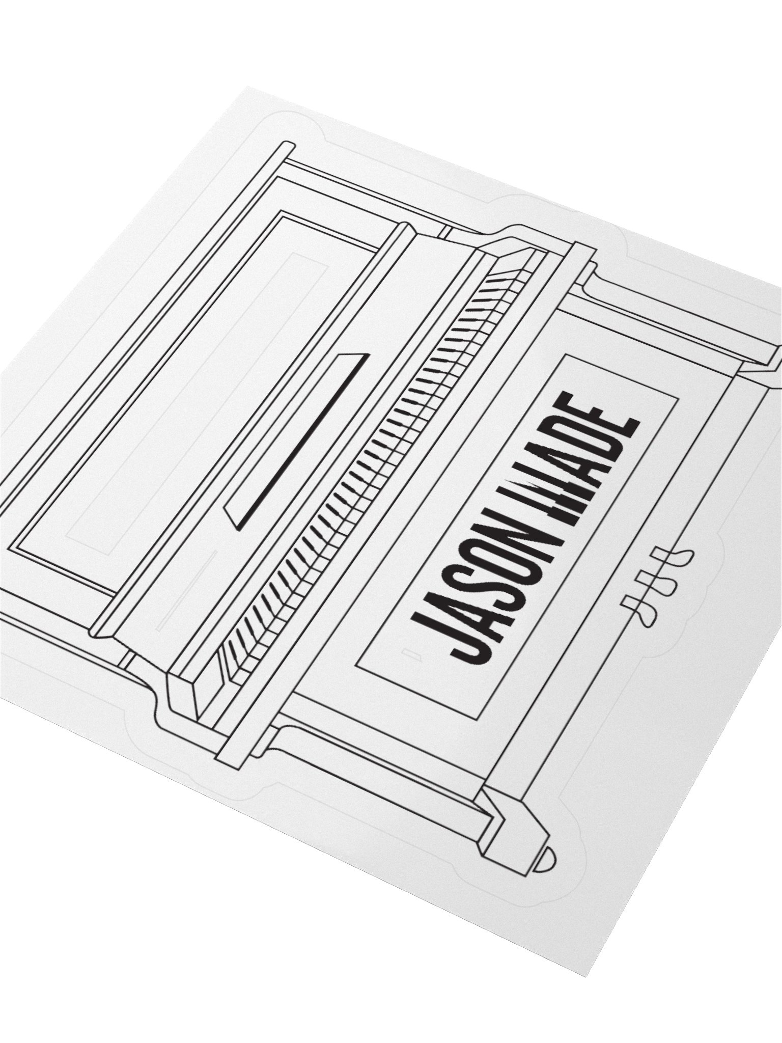 JASON MADE "PIANO ICON" STICKERS product image (7)