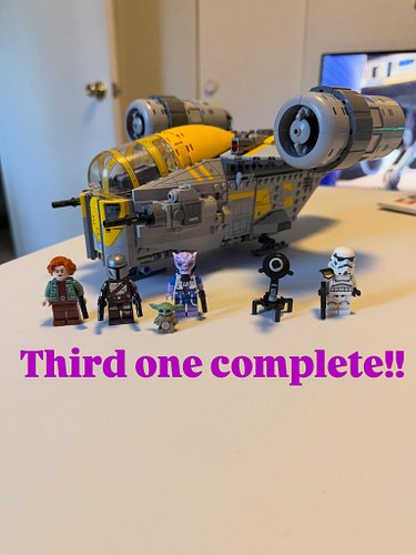Third one completed! @lego #starwarslego #starwars #themandolorianandgrogu #fyp #foryourpage
