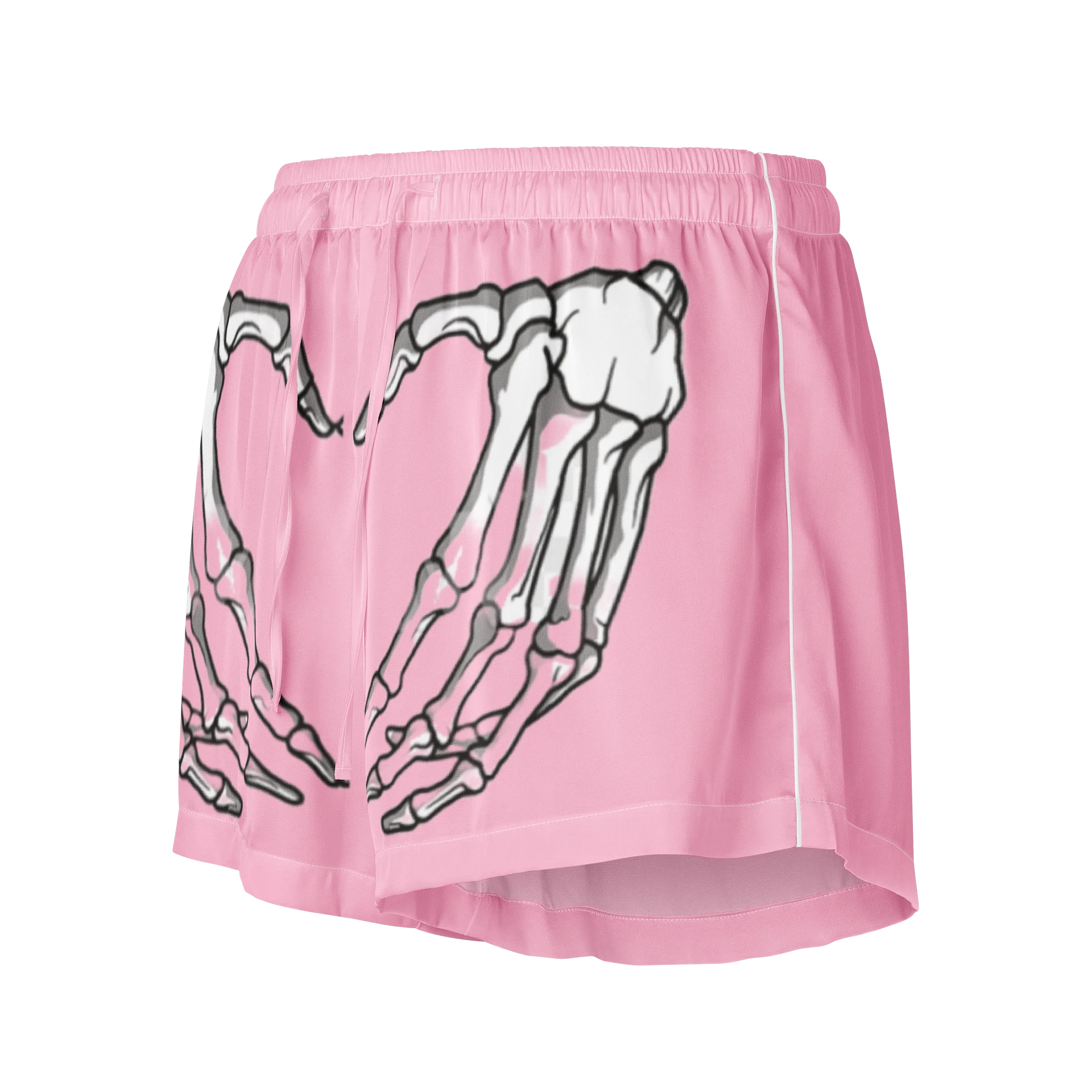 Pink Athletic Skort – Skeleton Heart Design product image (1)