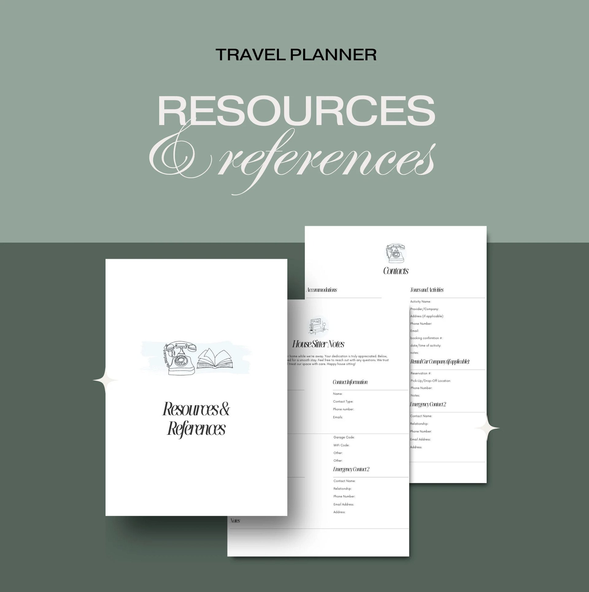 Ultimate Travel Planner | A5 & Letter Size product image (7)
