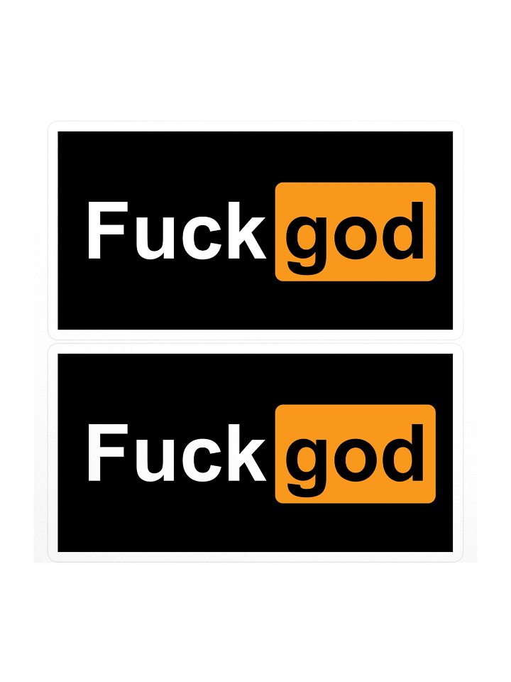 God Hub Sticker 2 pack product image (1)