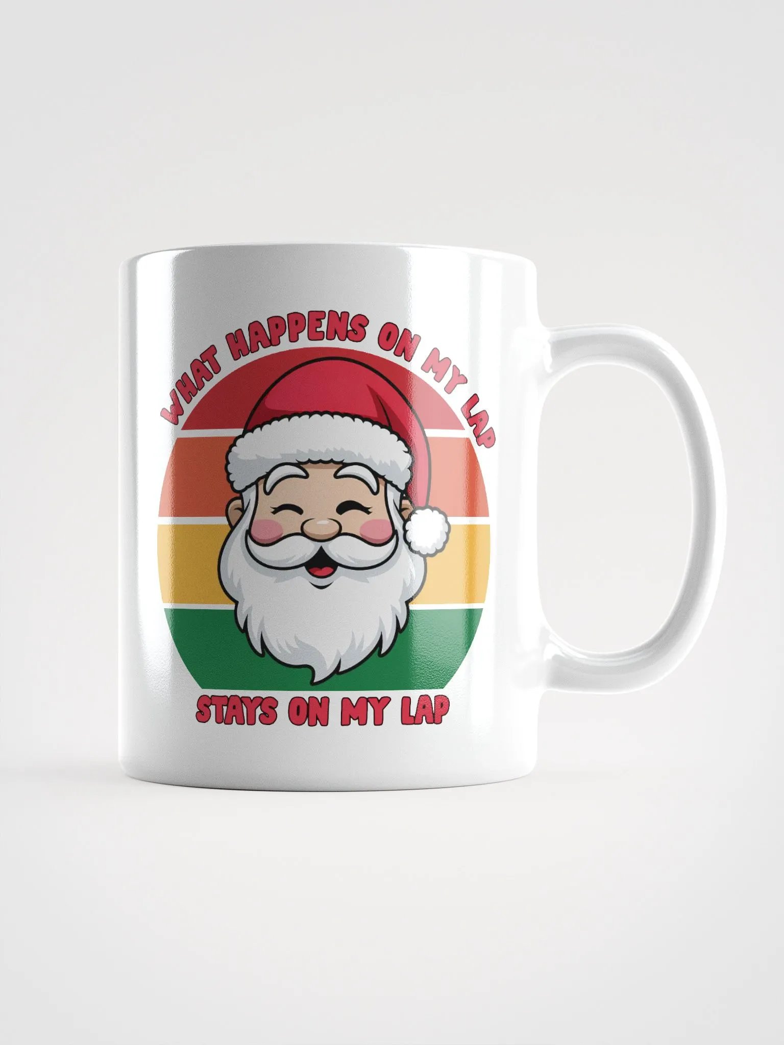 Santa's Lap Retro Mug product image (1)
