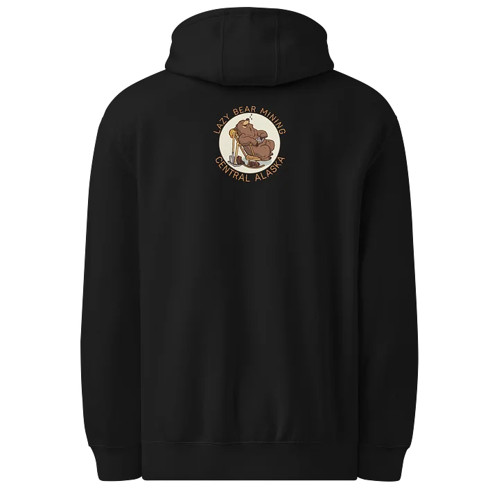Lazy bear hoodie black product image (2)