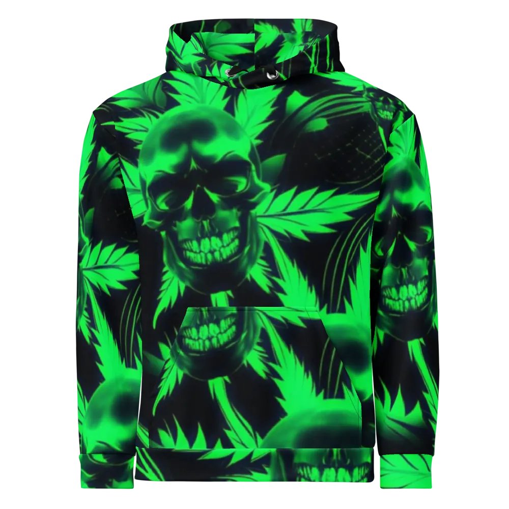Neon Skulls and Leaves product image (1)