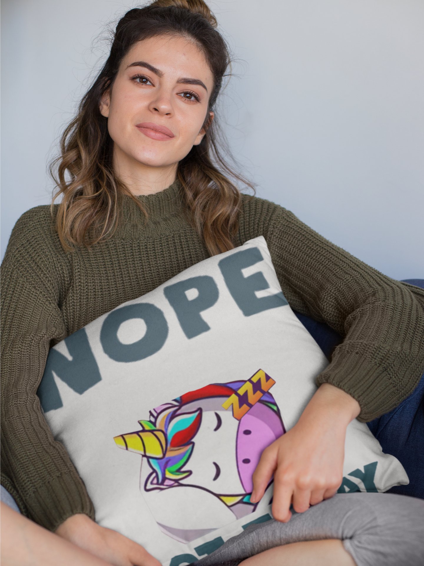 NOPE Cushion - One Side Print product image (2)