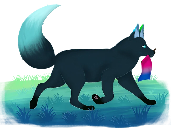 Bisexual Pride Flag - Fox Pride Trot Featured