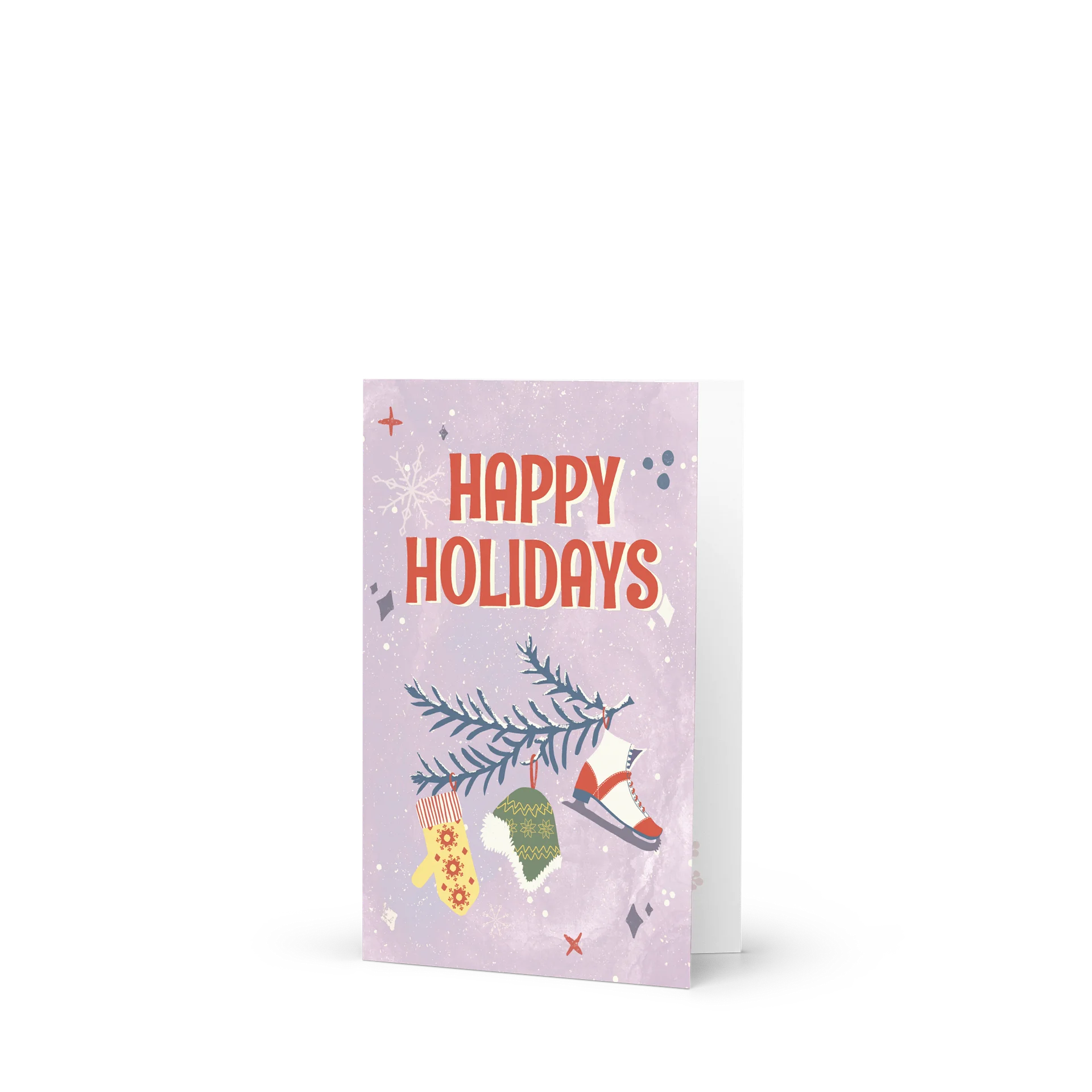 Happy Holidays | Frosty Branch Holiday Card product image (1)