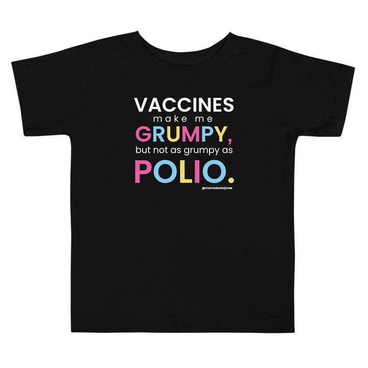 Polio Toddler Tee - Black product image (1)