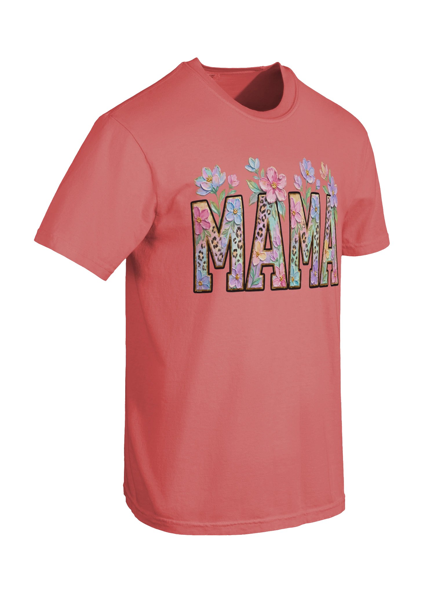 Mama Shirt, Floral Mama Graphic Tee, Comfort Colors Mama T-Shirt, Leopard Print Mom Shirt, Mother’s Day Gift product image (10)