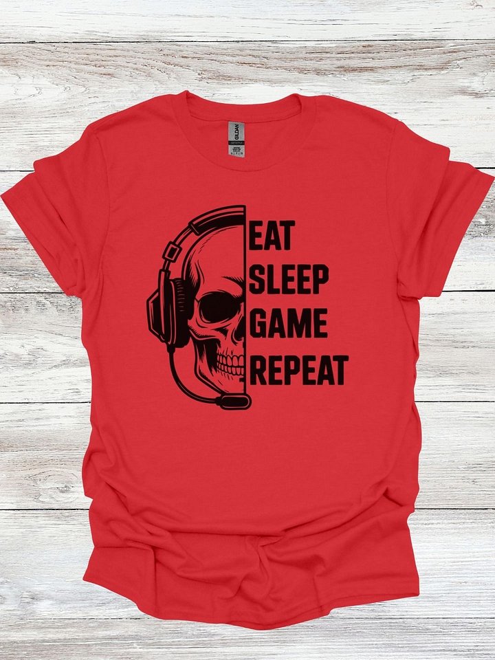 Eat Sleep Game Repeat T-Shirt product image (1)