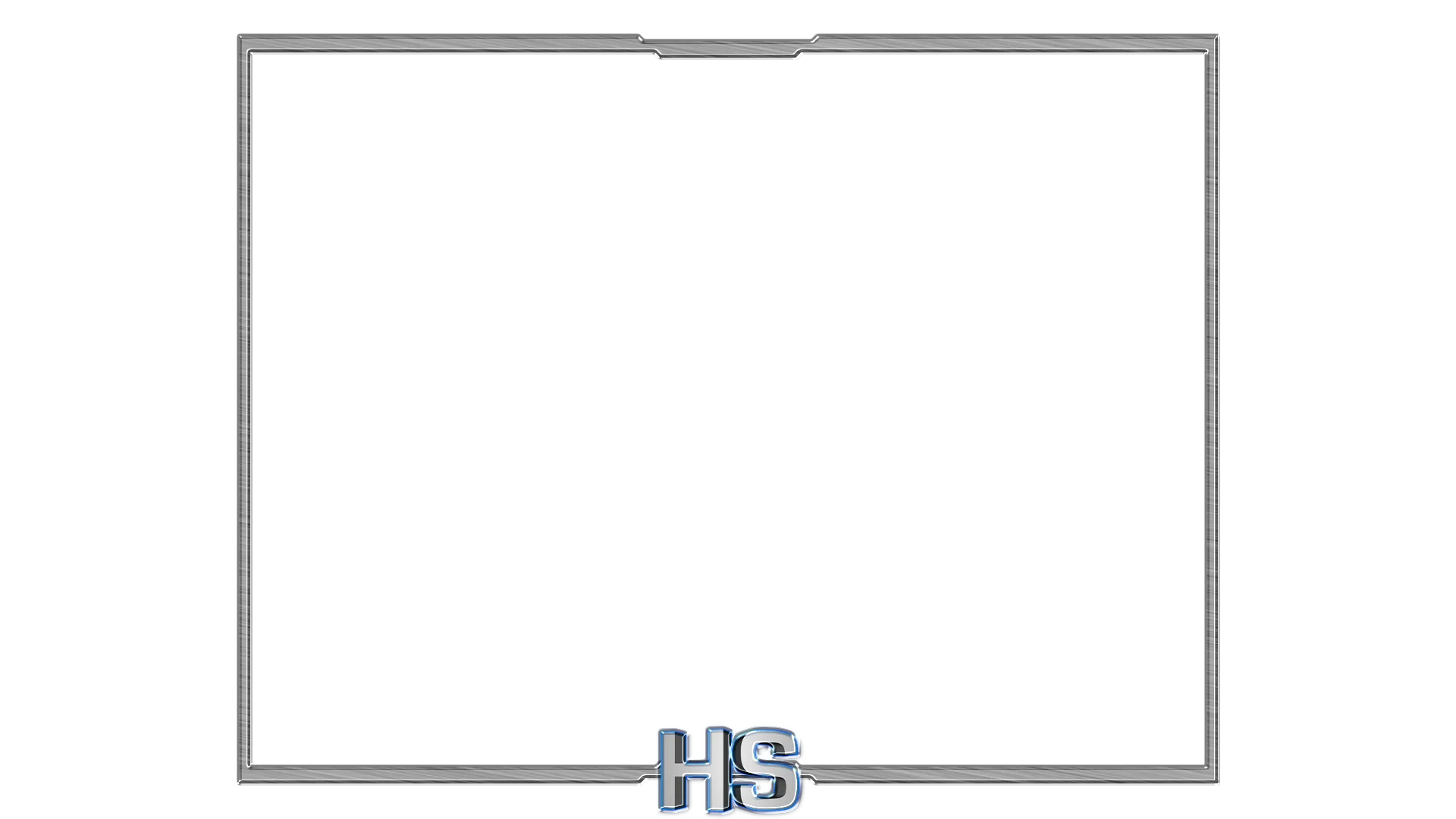 Metallic Webcam Overlay with logotype product image (1)