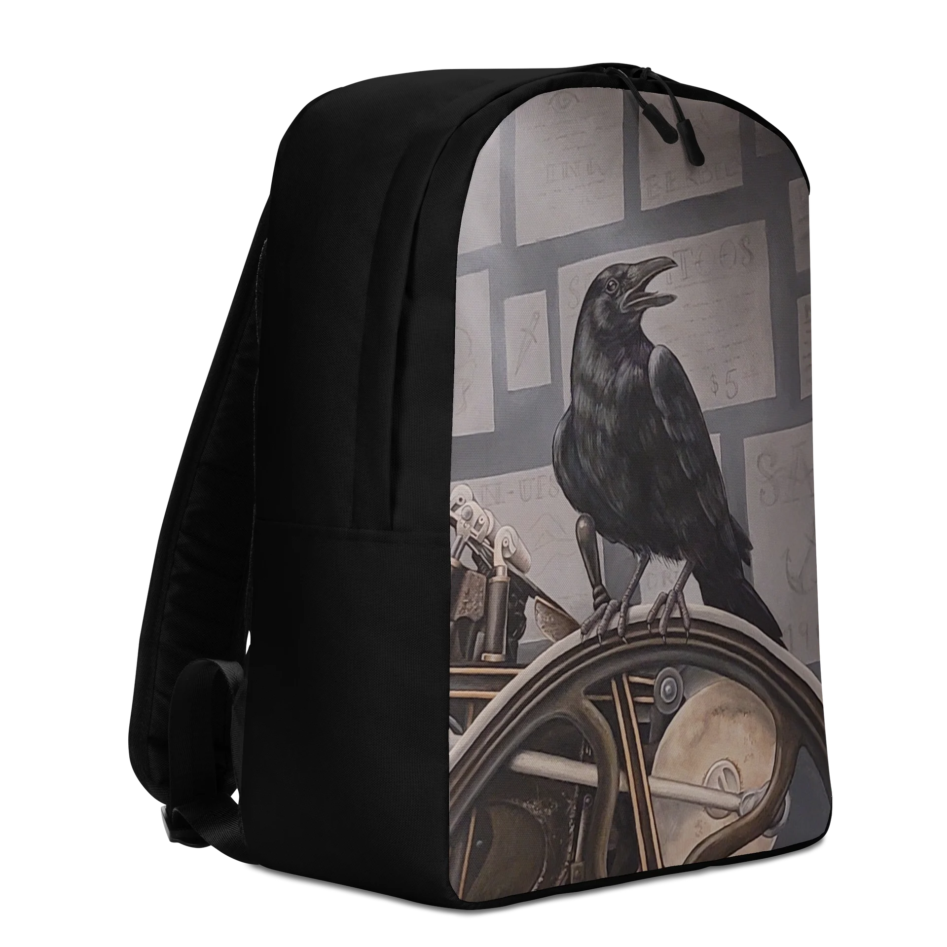 Raven's Letterpress All-Over Print Backpack product image (3)
