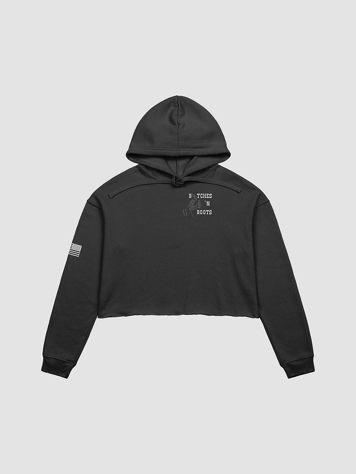 BnB Nash Crop Hoodie - White product image (3)