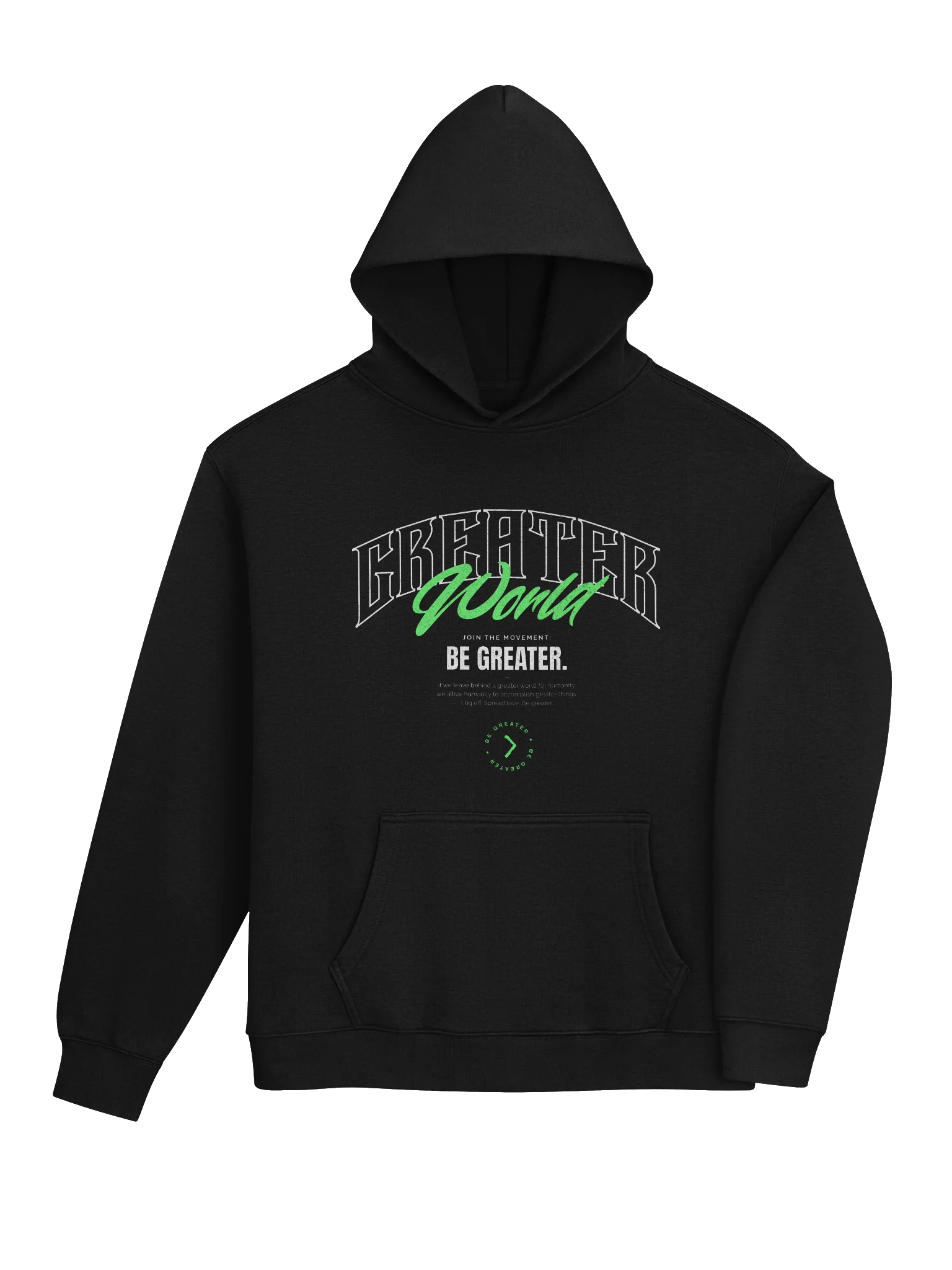 Greater world. Hoodie product image (4)