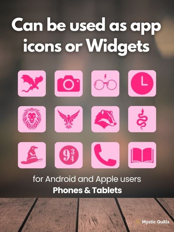 Magical Valentine's Day Aesthetic Minimalist App Icon Pack for Phones and Tablets Android and IOS product image (4)