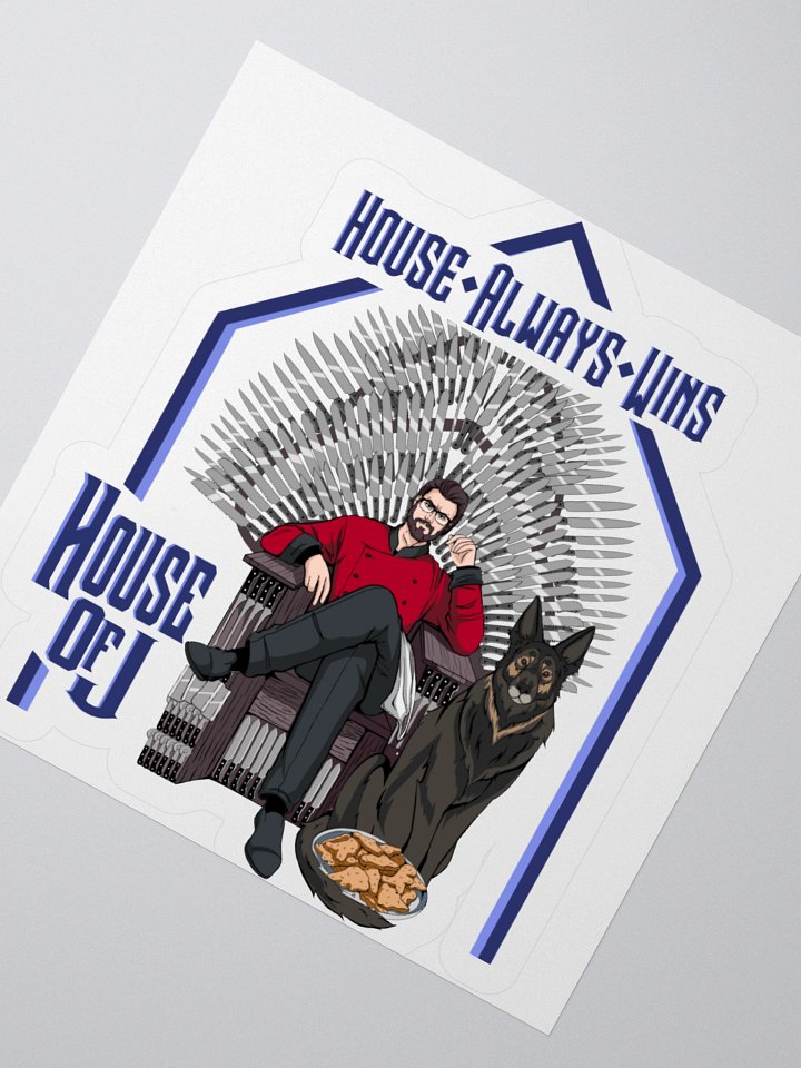 "House Always Wins" Kiss Cut Sticker product image (5)