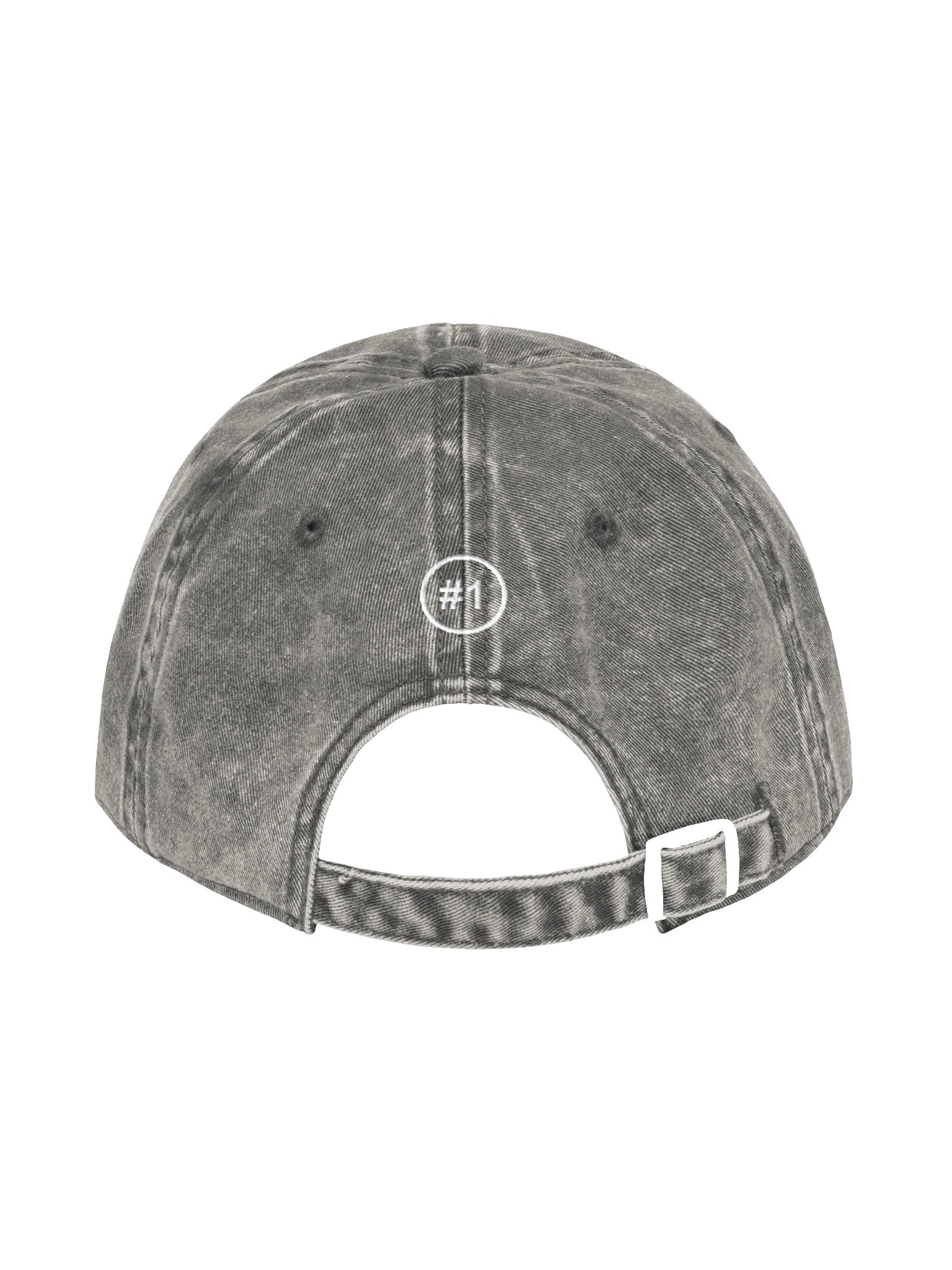 #1 Grandpa Charcoal Vintage Wash Dad Hat product image (2)