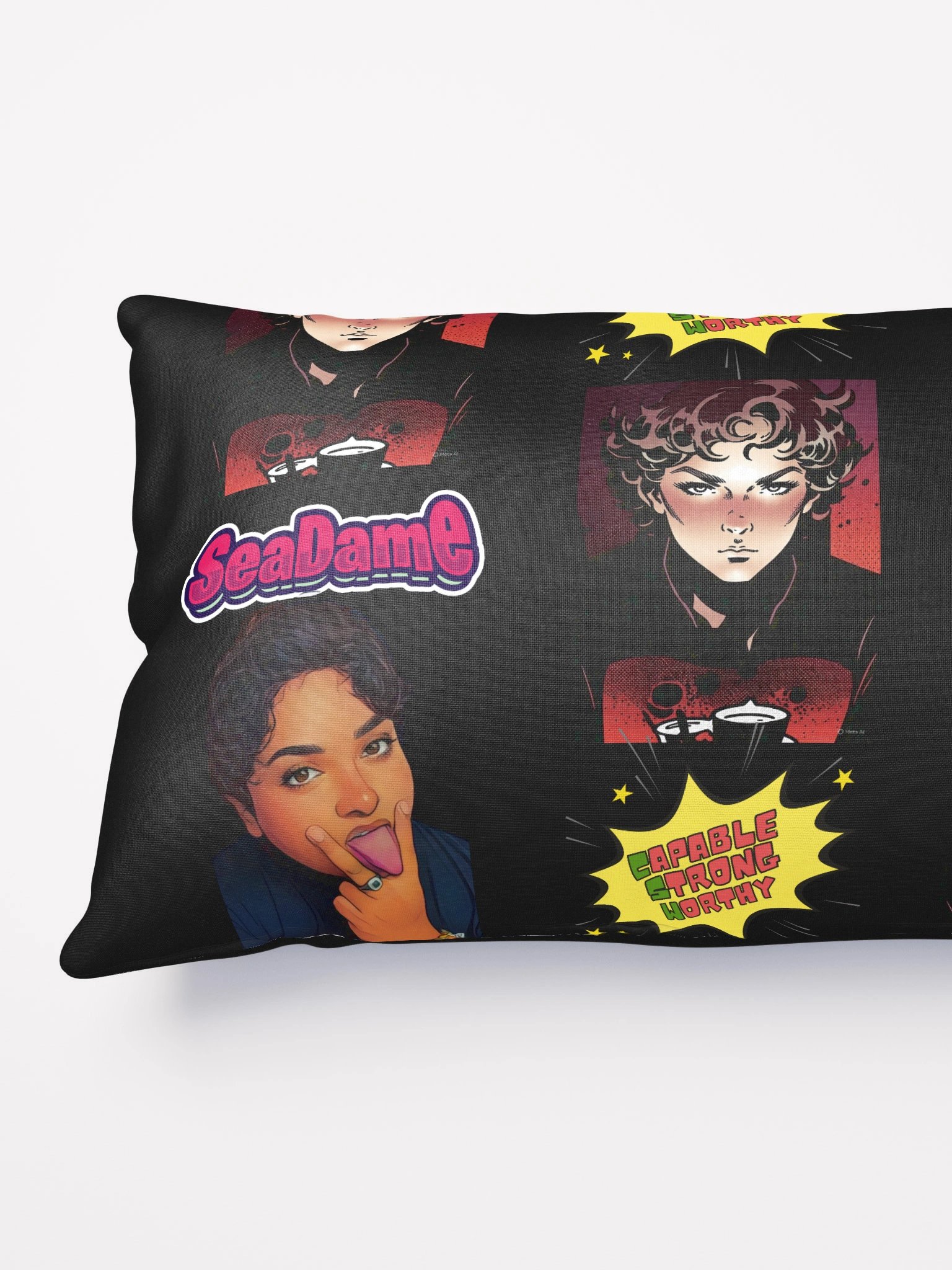 SeaDame - Dramatic Logo Pillow product image (8)