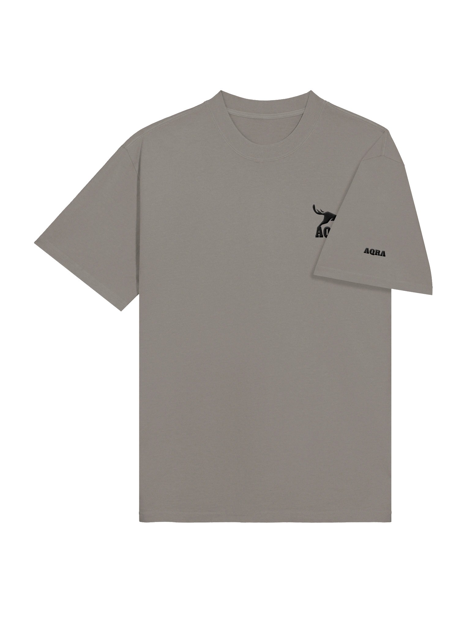 AQRA Signature Chest Logo Oversized T-Shirt product image (8)