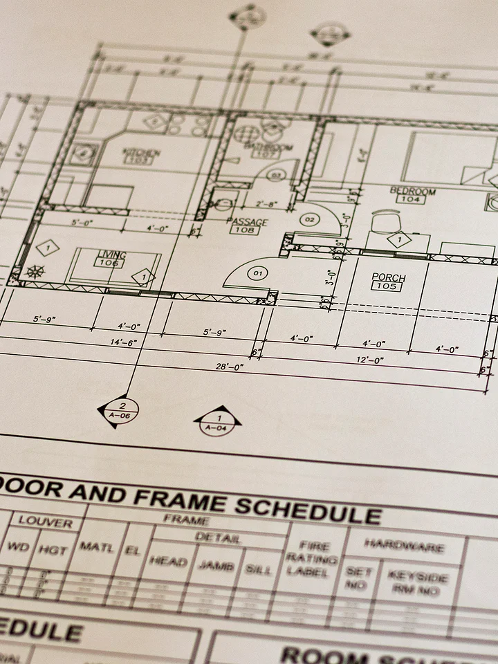 One Bedroom House Series: Completed Drawing Set product image (2)