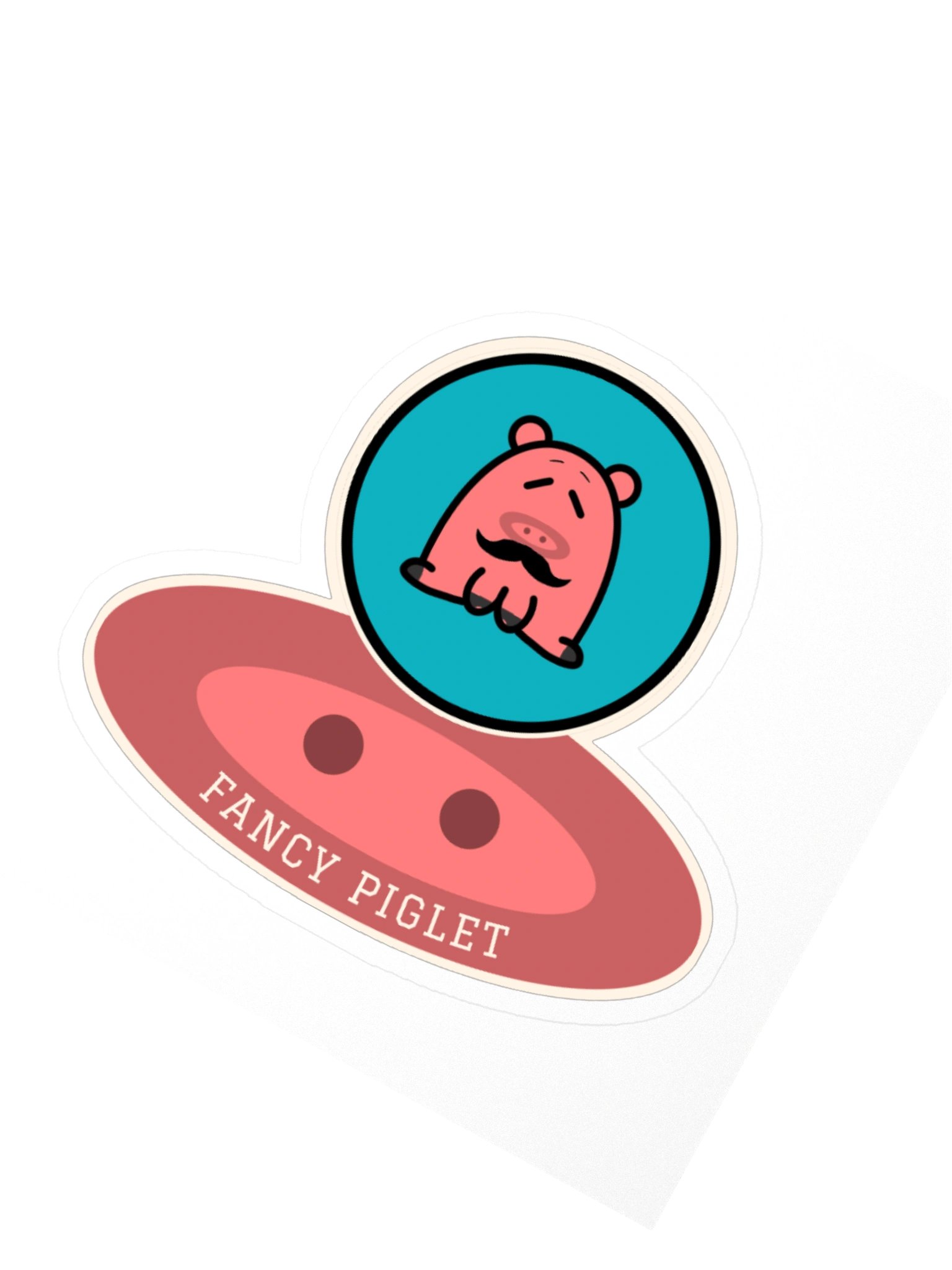 Fancy Piglet Snout Sticker product image (4)