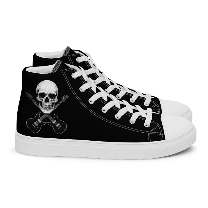 Skull with Guitars FB Edition High Tops product image (2)
