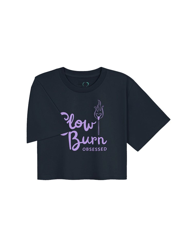 Slow Burn Obsessed | Purple Flame Crop product image (2)