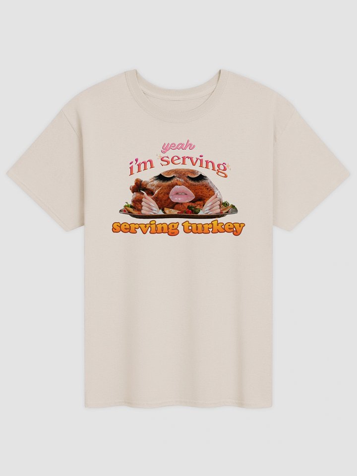 Serving Turkey Thanksgiving T-shirt product image (9)