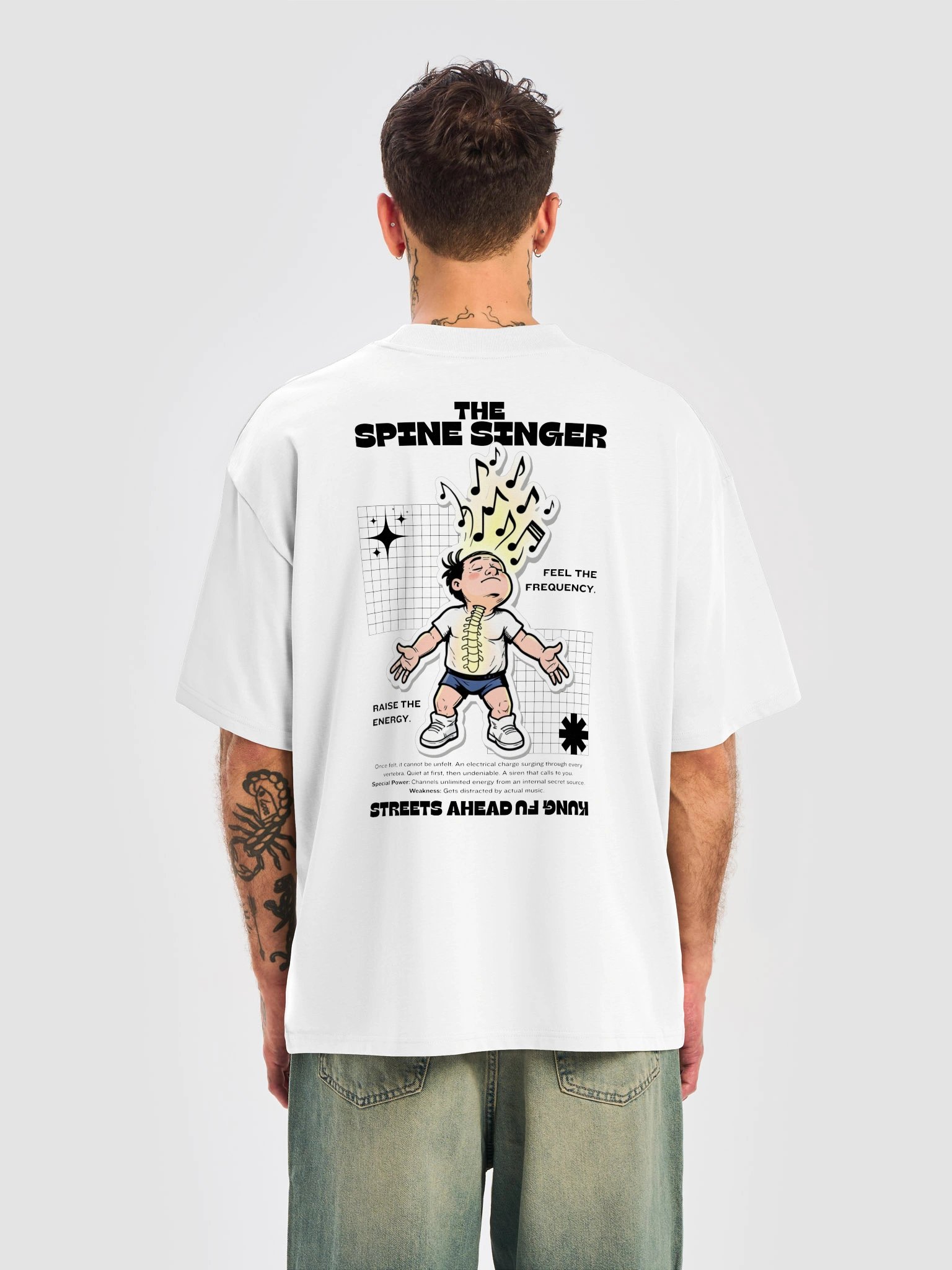 The Spine Singer - Short Sleeve Shirt - White product image (2)
