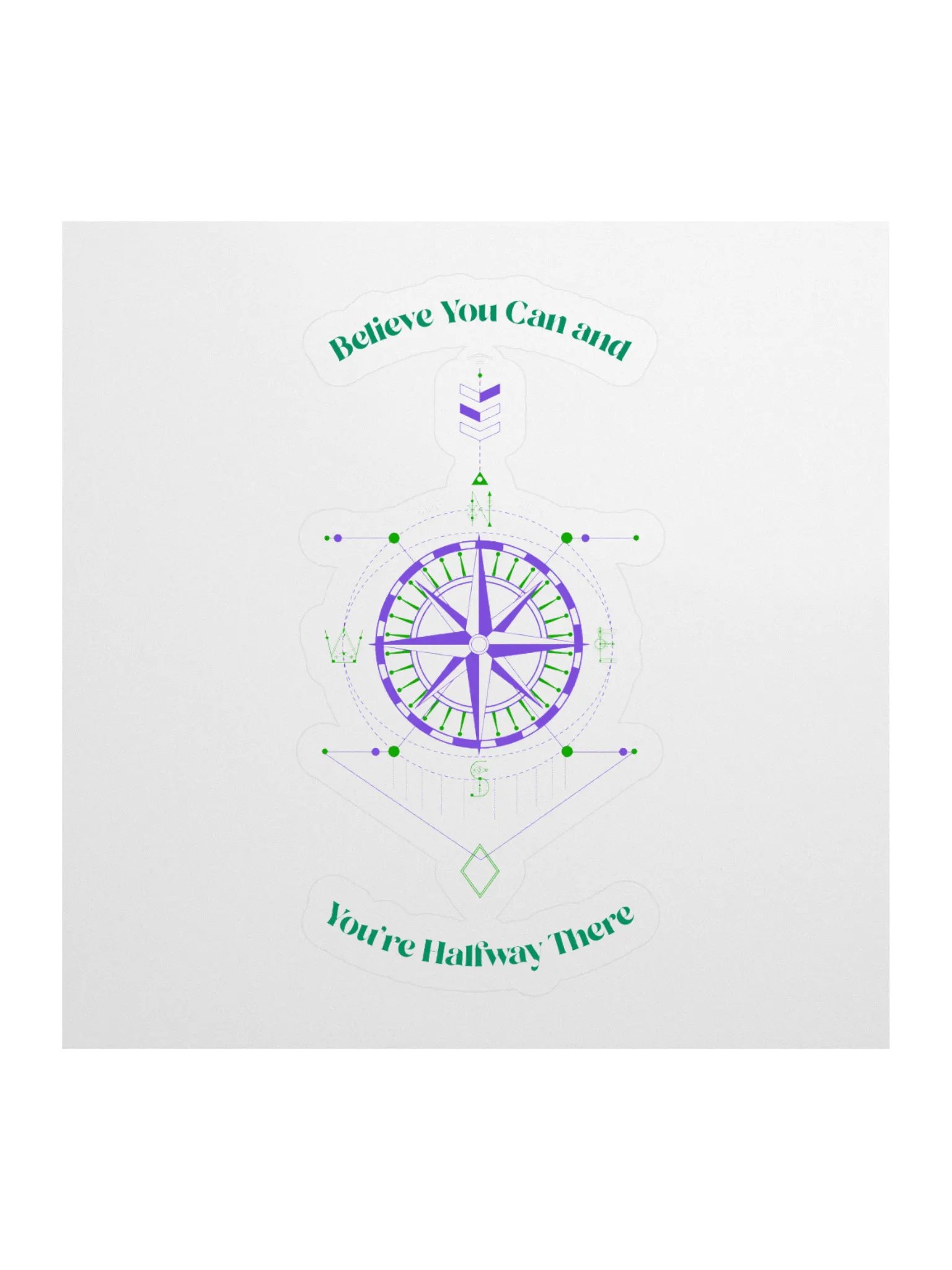 Believe You Can Kiss Cut Stickers product image (1)