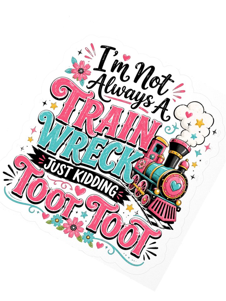 Train Wreck Sticker product image (5)