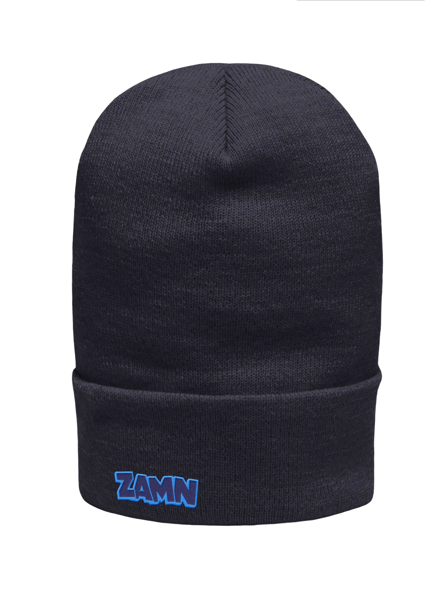 ZAMN Logo Beanie: Blue product image (1)