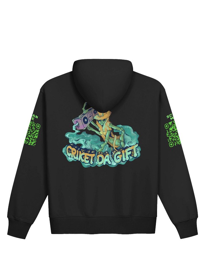 Criket Da Gift | Scan | Zip-Up Hoodie | QR Edition product image (2)
