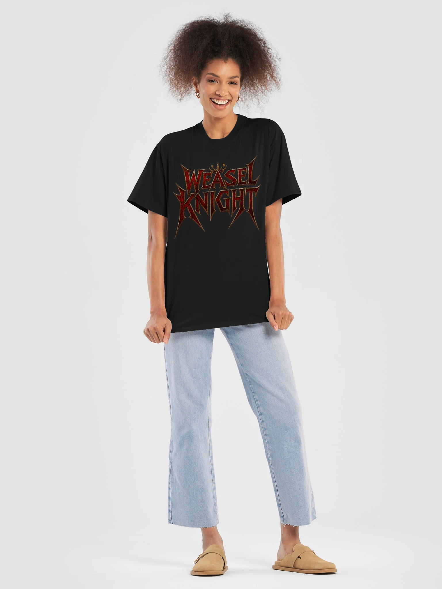 Weasel Knight - Metal Logo Shirt product image (7)