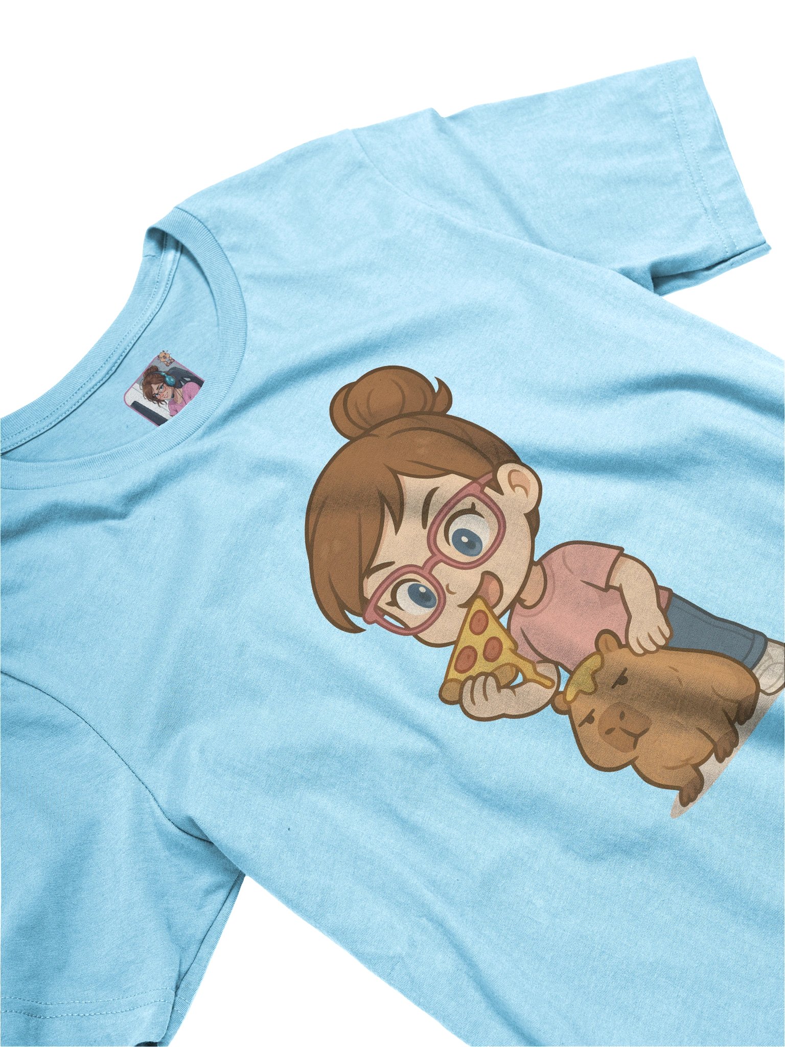 Capy Pizza T-Shirt product image (3)