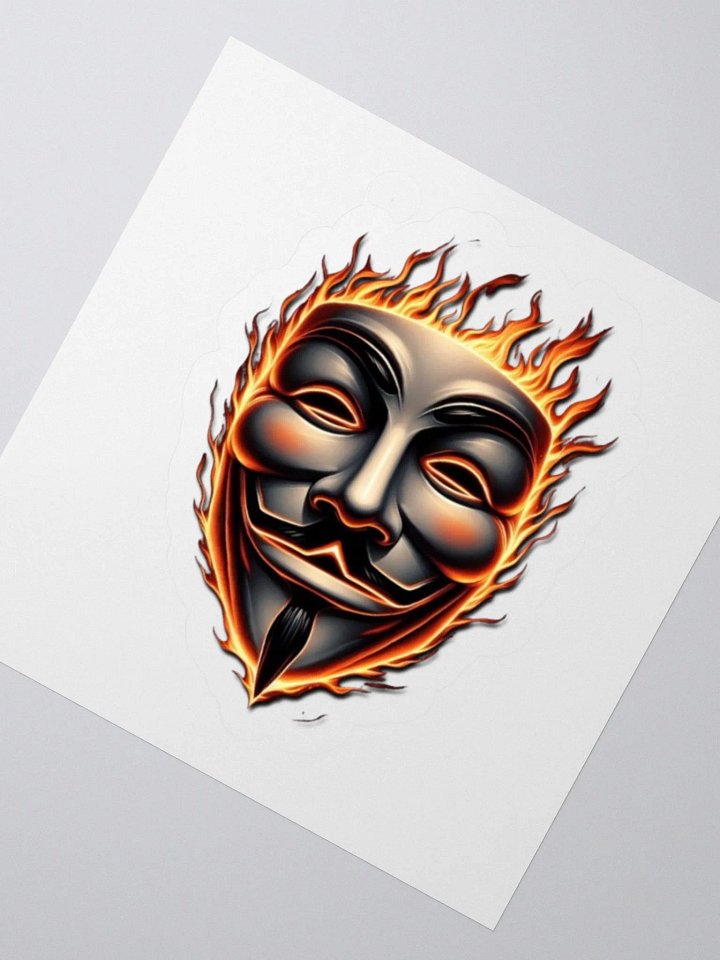 Guy Fawkes Fire Mask product image (5)