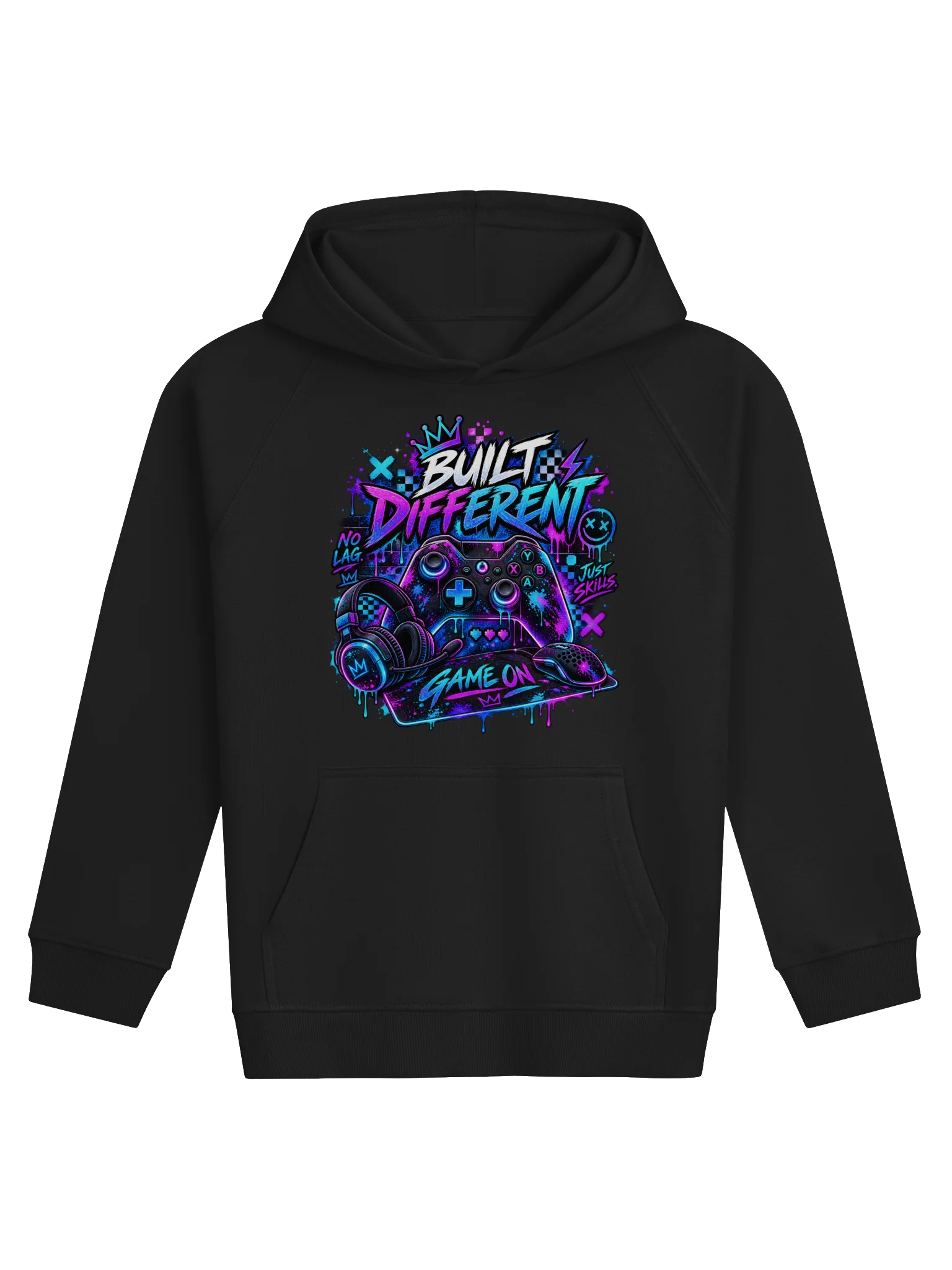 Play Hard, Stay Focused, Level Up | Kids Gamer Hoodie product image (1)