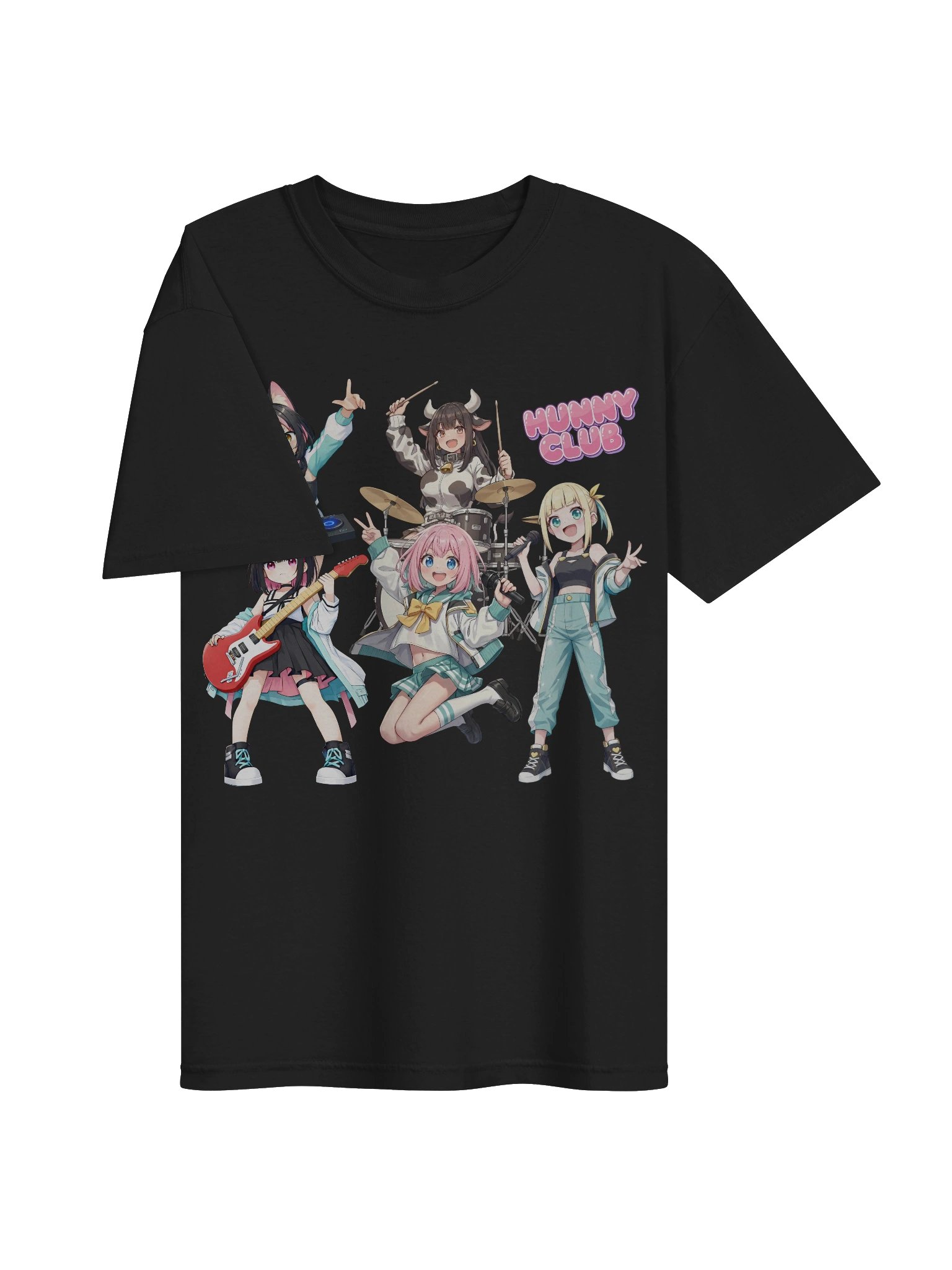 Hunny Club - Moeverse Band (Comfort Colors 1717 Garment-Dyed Heavyweight T-Shirt) product image (3)