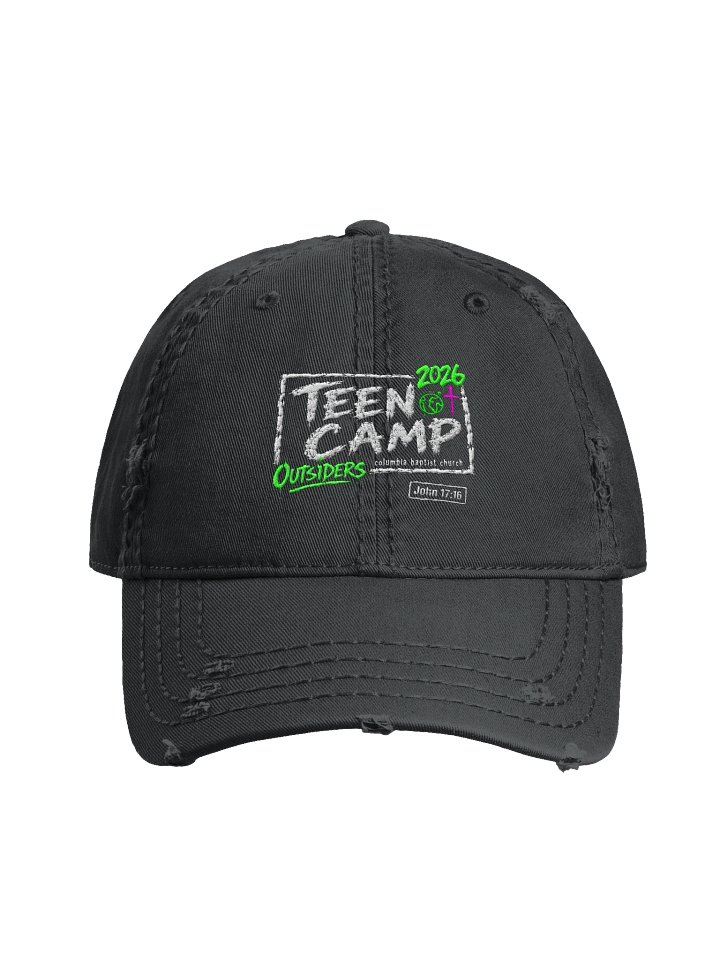 Teen Camp 2026 - Otto Distressed Dad Hat product image (1)